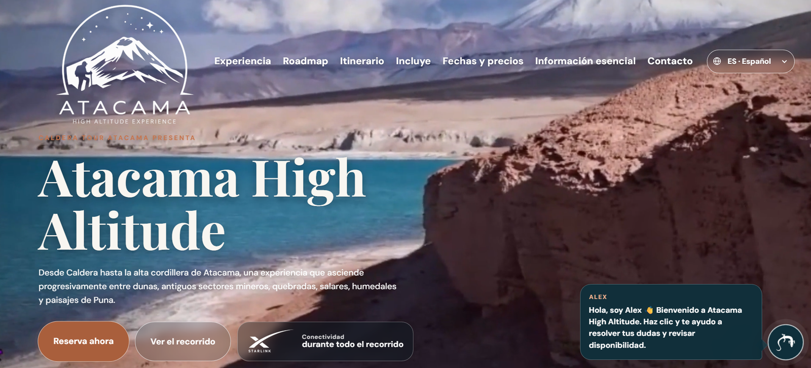 Sitio web Atacama High Altitude