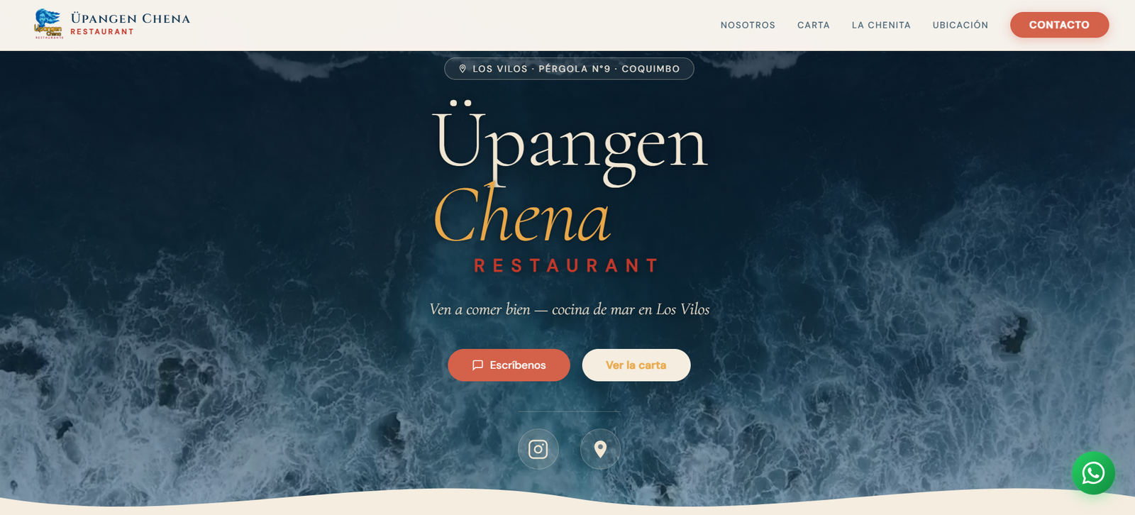 Sitio web Üpangen Chena Restaurant